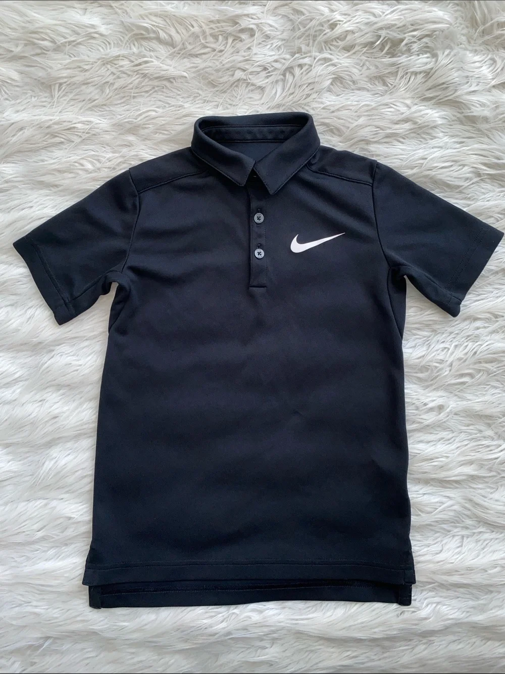 Nike | Black Short-Sleeve Polo